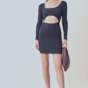 Reformation Denmark Dress _ Black